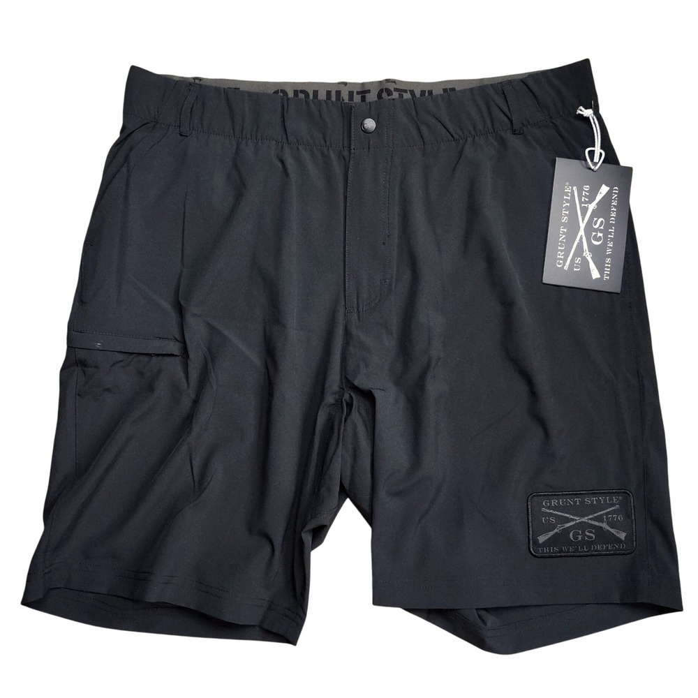 Grunt Style Functional Fly Shorts Mens 2XL Black NWT Tactical Pocket
